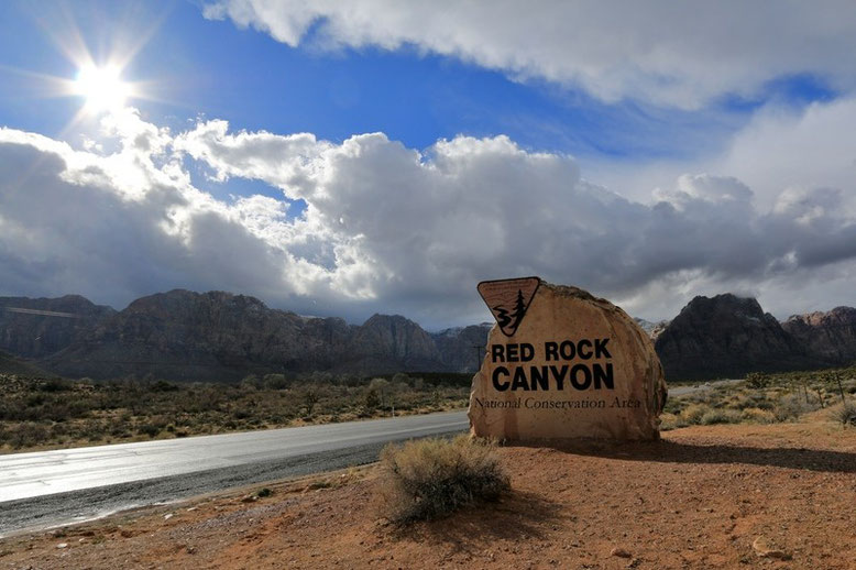 Red Rock Canyon National Conservation Area bei Las Vegas  