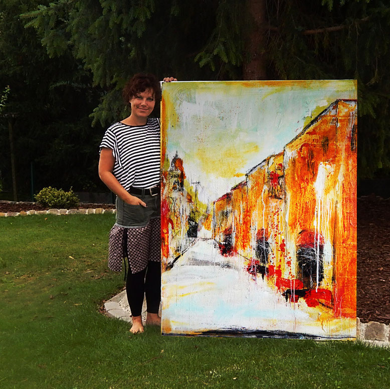Morgens in Italien - Bild orange