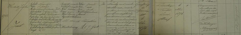 Inschrijving inkomstenboek van de strafgevangenis Leeuwarden. 6 mei 1876 [bron Tresoar]