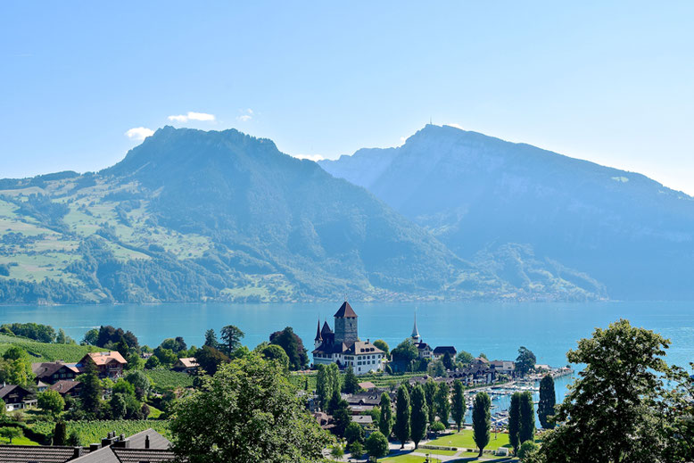 The Most Beautiful Castles in Switzerland - the Spiez Castle