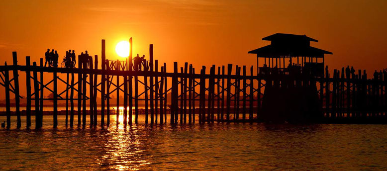 Viaggio di gruppo in Birmania - U Bein Bridge Mandalay