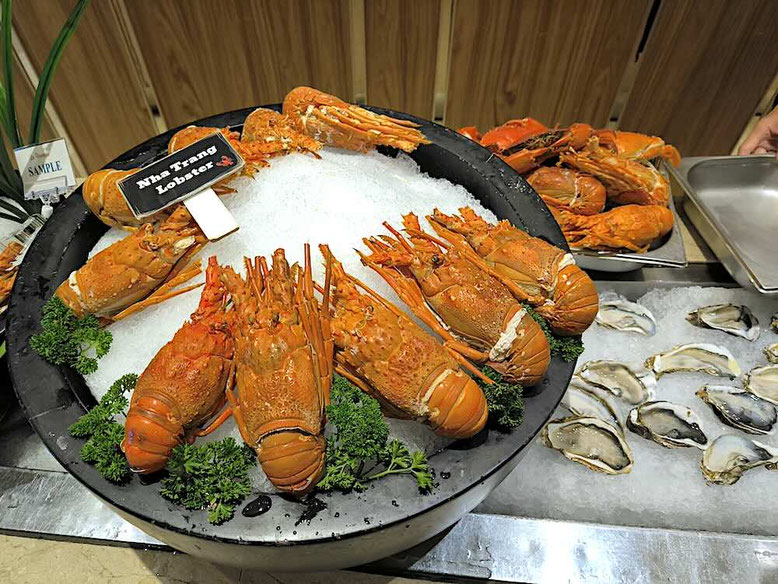 Dove mangiare a Ho Chi Minh City. Seafood buffet Hotel NIkko Saigon