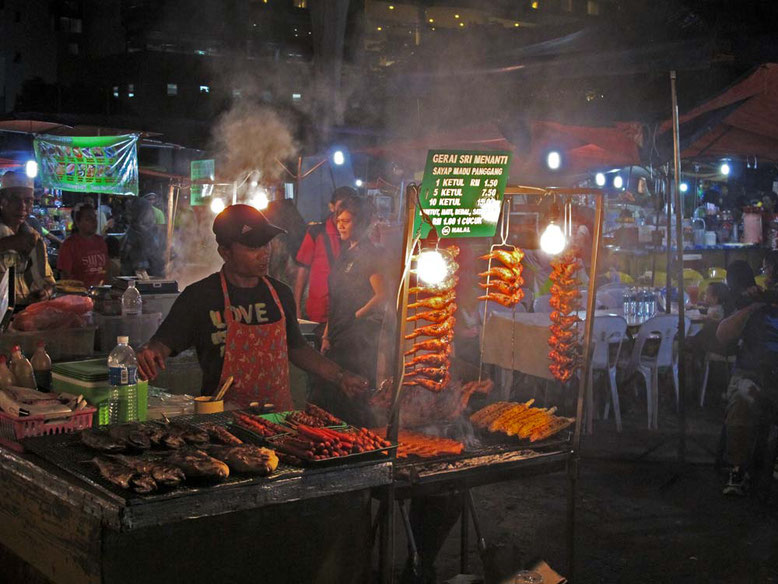 Dove mangiare a Kota Kinabalu. Night Market