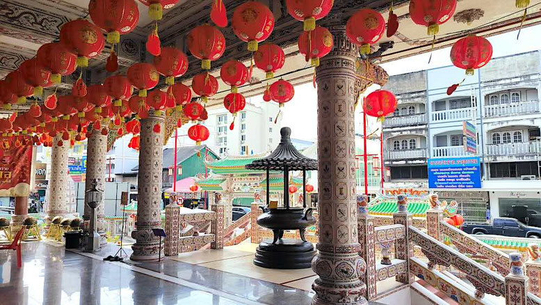 Wat Chue Chang Chinese Buddhist Temple nel centro di Hat Yai, Thailandia (photo by Gabriele Ferrando - LA MIA ASIA)