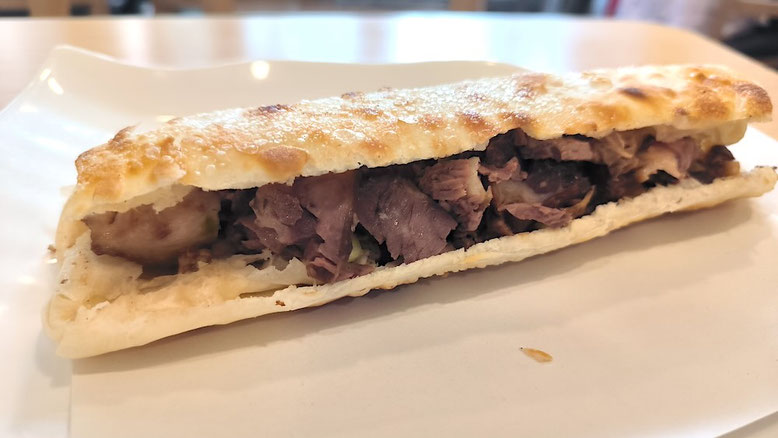 Donkey sandwich at Fatty Wang's Beijing