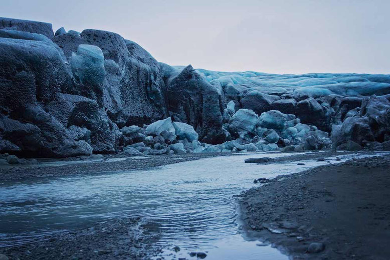 Visit blue ice caves in Iceland