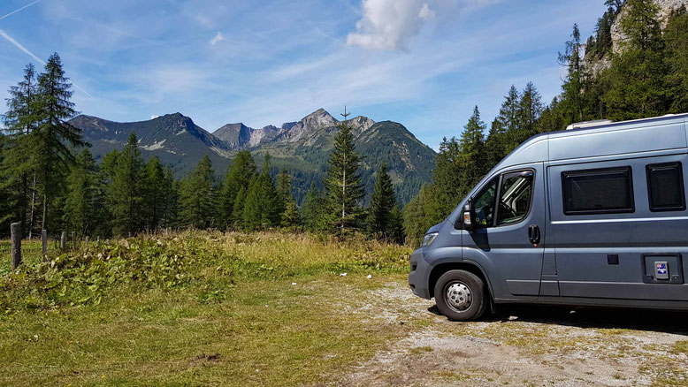 Mittagspause auf dem Weg nach Villach