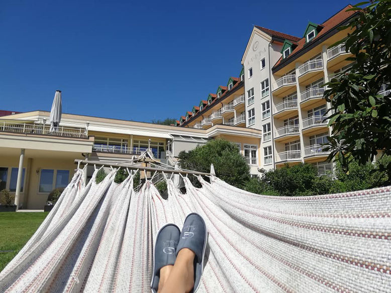 Chillen im Hotelgarten