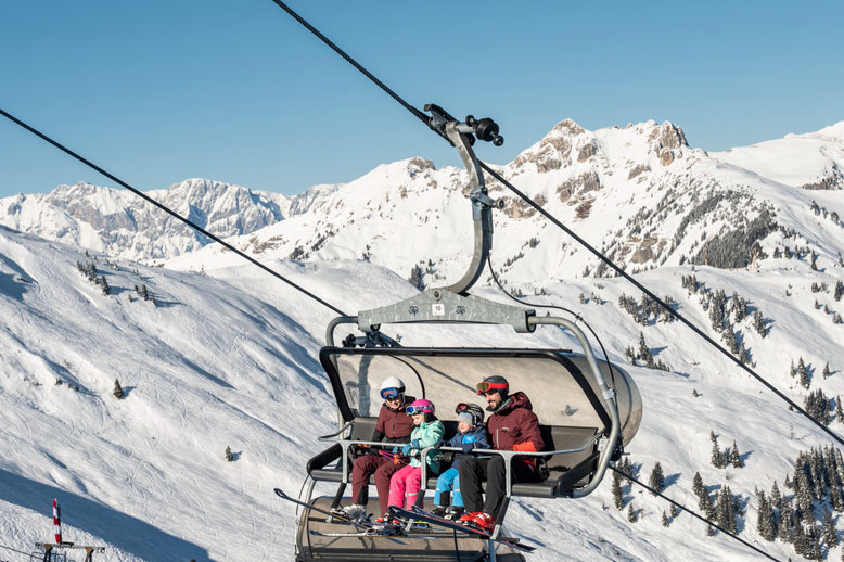 Skiing in Grossarltal-Dorfgastein ski area