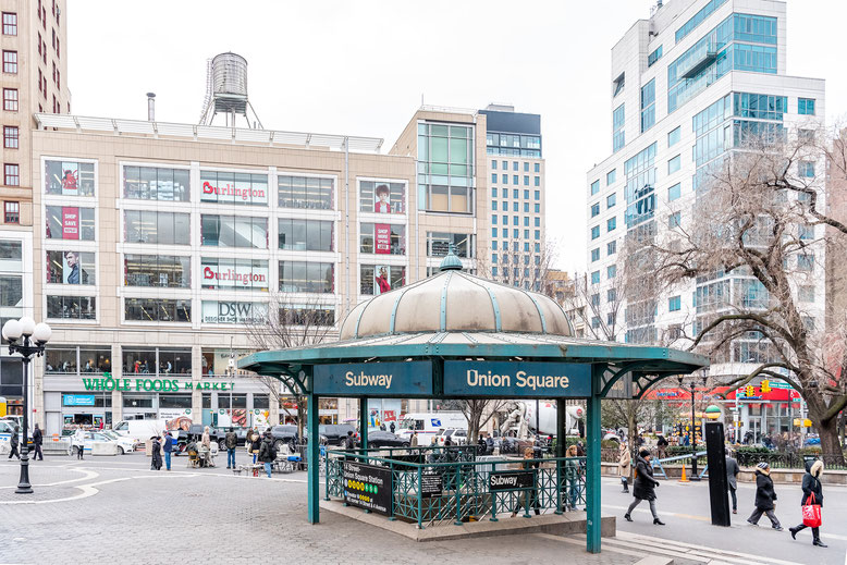 Union Square, 14ème street, New York