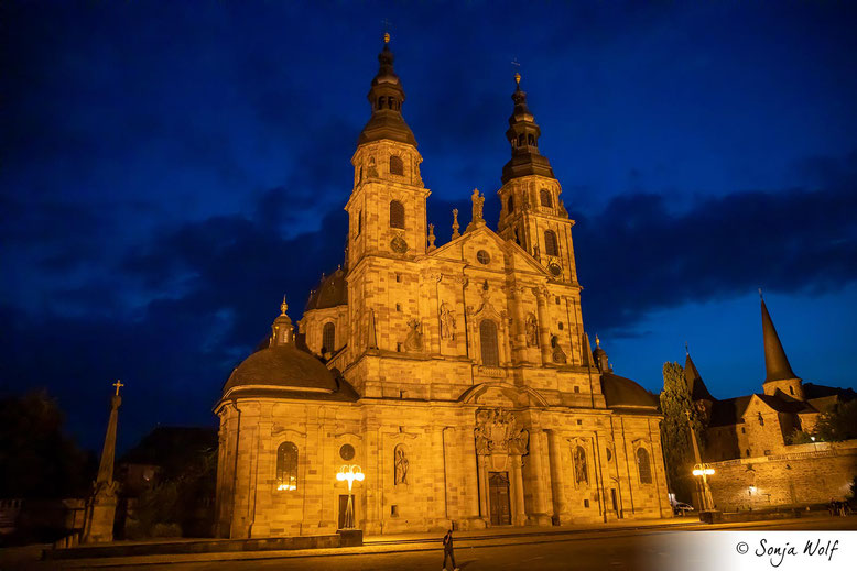 Dom Fulda bei Nacht