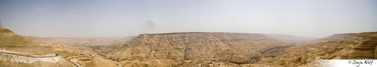 Wadi Mujib mit Stausee