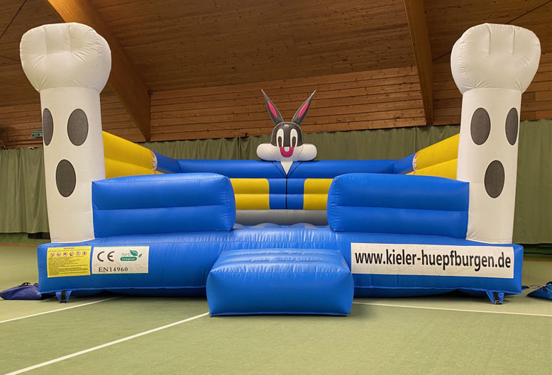 Heiratshüpfburg Springburg Hüpfkissen Hase Bugs Bunny in Kiel mieten 