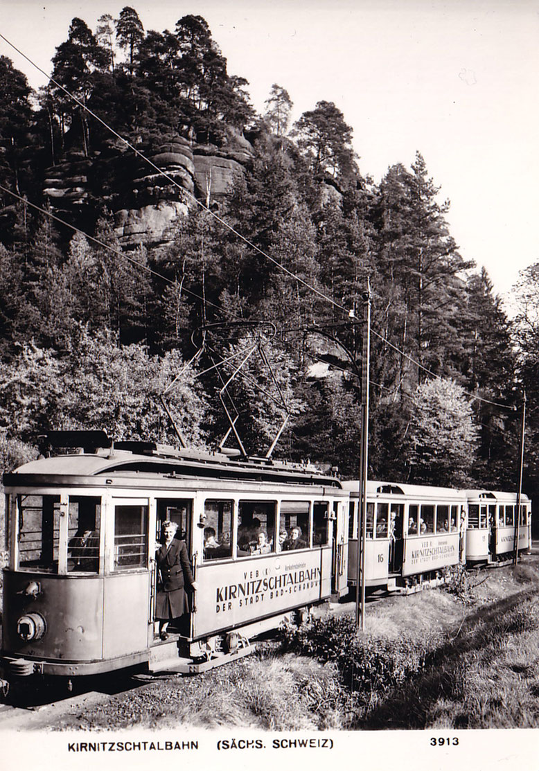 Bad Schandau Kirnitzschtalbahn Archiv W. Thiele