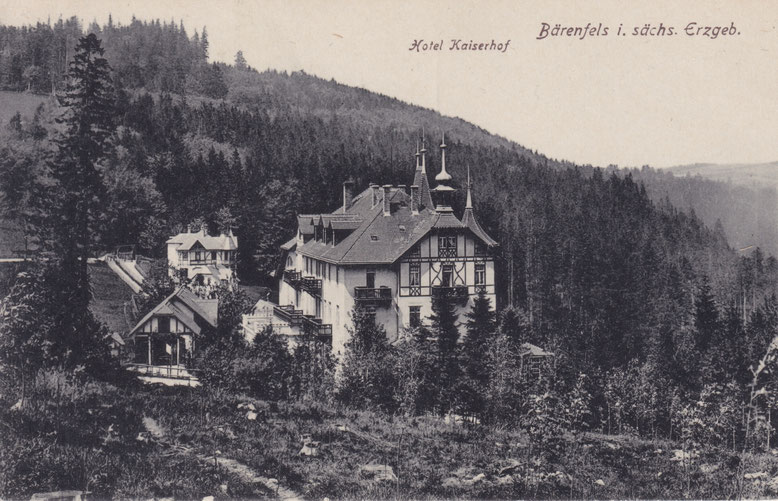 Bärenfels, Hotel Kaiserhof, Archiv W. Thiele