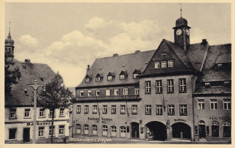 Ansichtskarte aus Wolkenstein, Archiv W. Thiele
