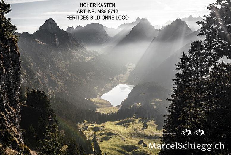 Hoher Kasten, Sämtisersee, Appenzell, Appenzellerland, Alpstein