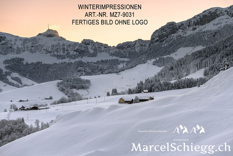 Marcel Schiegg Fotografie, Winterlandschaft, Hoher Kasten, Winterzauber, Winterimpressionen, Alpstein