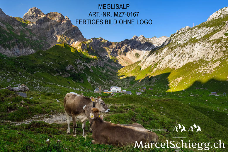 Marcel Schiegg Fotografie, Wandbild, Meglisalp