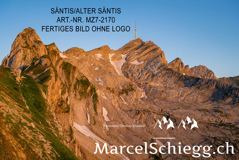Säntis, Alter Säntis, Wandbild, Berggasthaus Alter Säntis