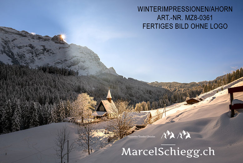 Marcel Schiegg Fotografie, Winterlandschaft, Ahorn, Winterzauber, Winterimpressionen, Alpstein, Appenzell, Appenzellerland