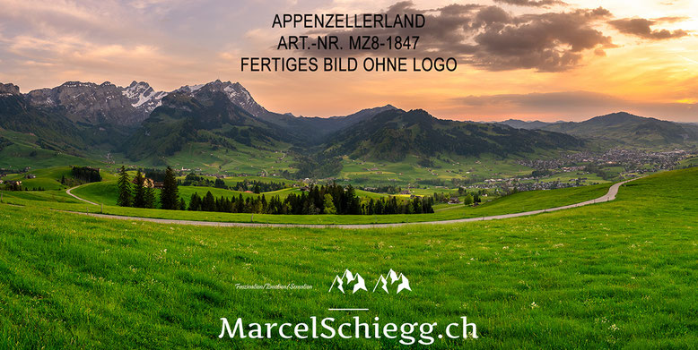 Marcel Schiegg, Alpsteinpanorama, Appenzell, Appenzellerland, Alpstein