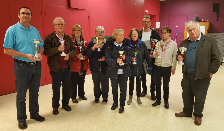 de gauche à droite : T. Sauvaget - Y. Gasnier - J. Ribaute - I. Ailloud - E. Fatien - H. Guibert - R. Quédru - M. Lefevre-Lhoutellier - D. Blandin