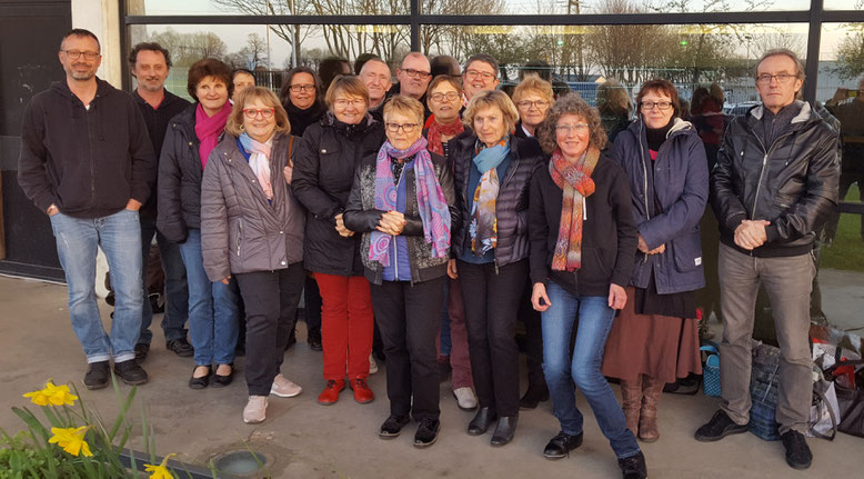 les S'Crabes à Gonfreville-l'Orcher : 17 joueurs/joueuses et arbitres