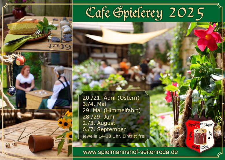 Cafe spielerey auf dem spielmannshof seitenroda die termine für 2025