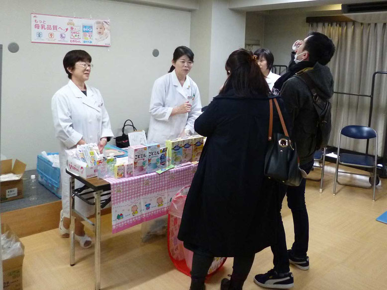 森永乳業㈱のブースの様子