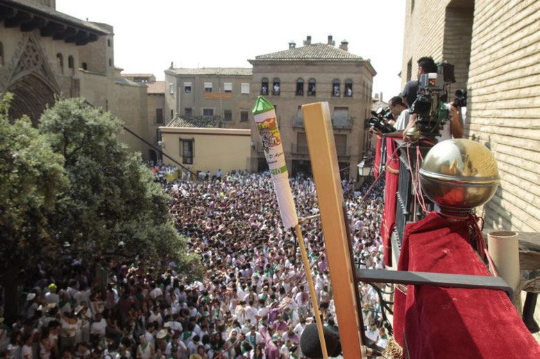 Chupinazo: Cohete anunciador inicio de las fiestas