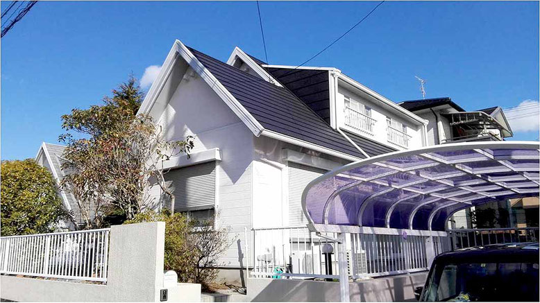川西市・リフォムス-Refoms- 施工事例・外壁塗装・屋根カバー工法工事