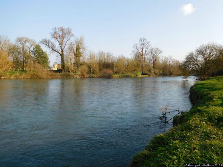 Adour Fleuve Rivière-Basse Cahuzac sur l'Adour