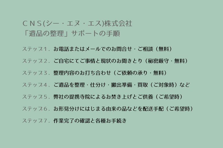 ＣＮＳ（シー・エヌ・エス）株式会社　千葉県香取市　佐原　遺品整理　空き家整理　実家整理　終活サポート 相続相談　代表取締役社長　鈴木侑也