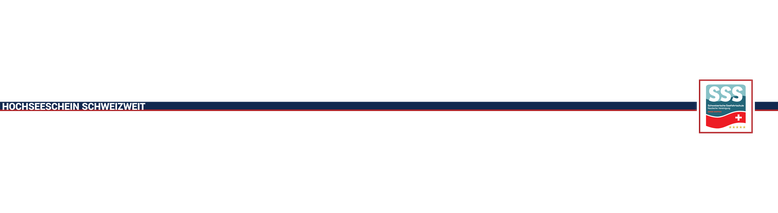 Trennergrafik mit Schriftzug Hochseeschein Schweizweit und Logo der Schweizerischen Seefahrtschule.