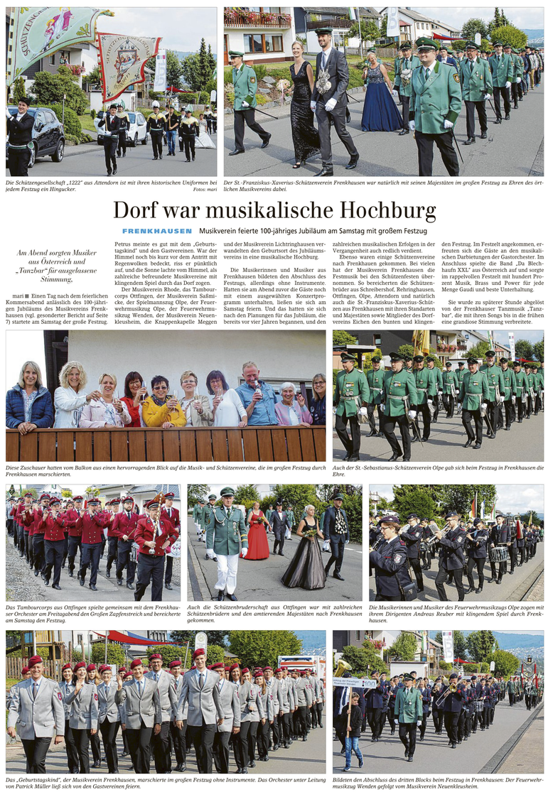 Siegener Zeitung, 09.09.2019