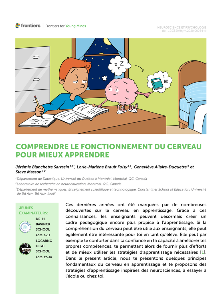 Compétences psychosociales. CPS. Ressources gratuites. PDF gratuit. Apprentissage. Cerveau de l'enfant. Philo pour enfants. Philosophie pour enfants. Neurosciences. Tout ce que vous et vos enseignants devriez savoir sur le cerveau en apprentissage.