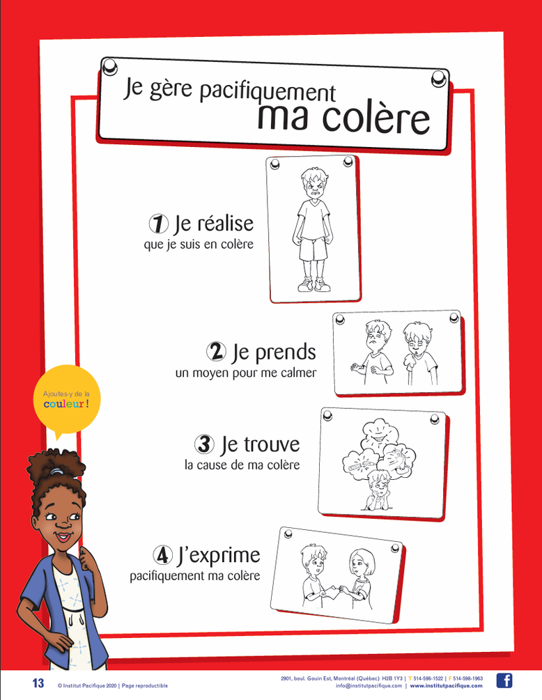 La trousse pacifique pour la maison. PDF gratuit. Résolution de conflits. Empathie. CNV. Colère. Régulation des émotions. Institut pacifique.