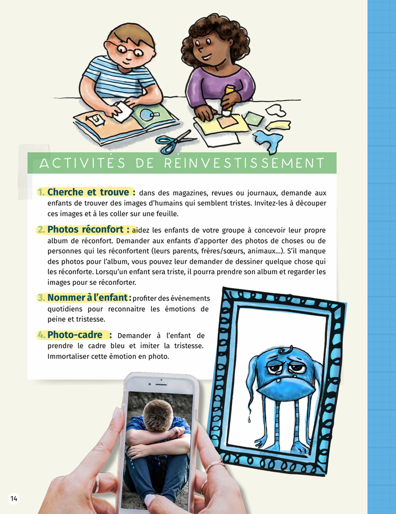 Compétences psychosociales. CPS. Ressources gratuites. PDF gratuit. Emotions. La couleur des émotions. Philo pour enfants. 