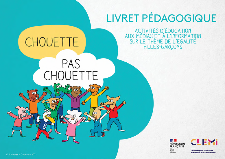 Stéréotypes filles garçons. Genre. Chouette pas chouette. égalité. Sexisme. PDF gratuit. Dessins animés gratuits.