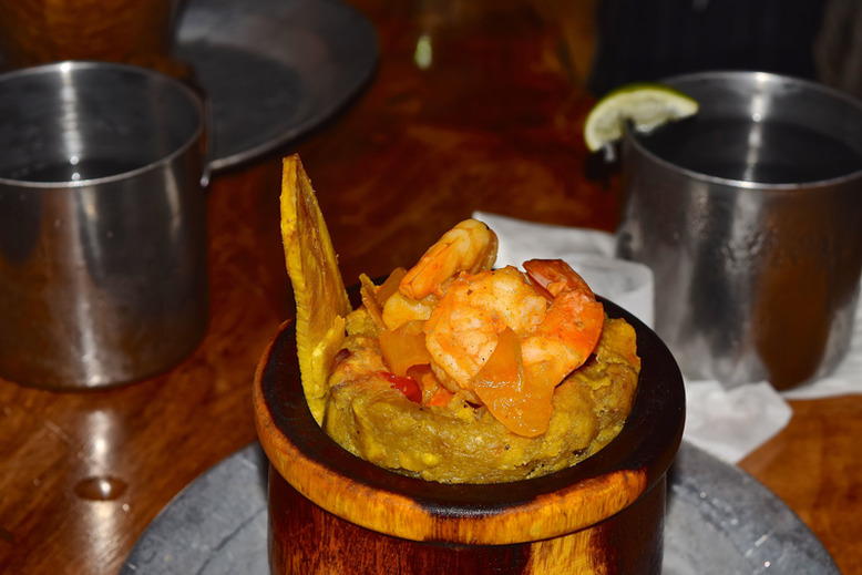 Is it Worth to Go to Puerto Rico - Mofongo with Shrimps