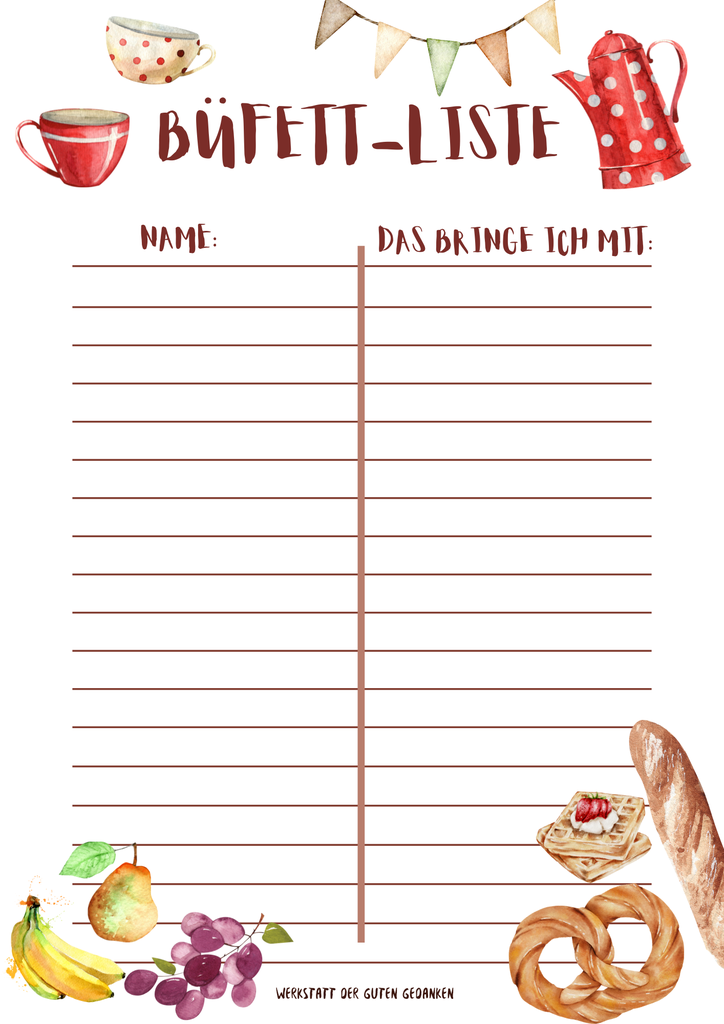 Unsere BüfettListen, kostenlose Datei als pdf warsewiczs seite!