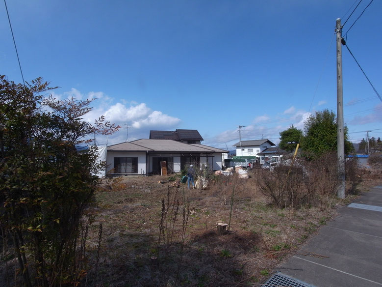 長野県　松本市　建築設計事務所　建築家　news設計室　丸山和男　住宅設計　設計監理　穂高有明の家Ⅴ　移住者の家　解体工事