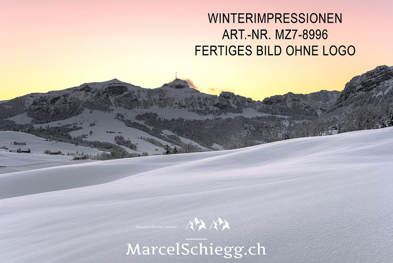 Winterimpressionen, Hoher Kasten, Appenzellerland, Appenzell