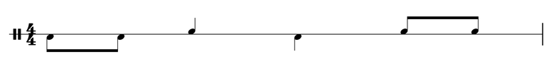 Cajon-Rhythmus für die Liedbegleitung von Gitarre