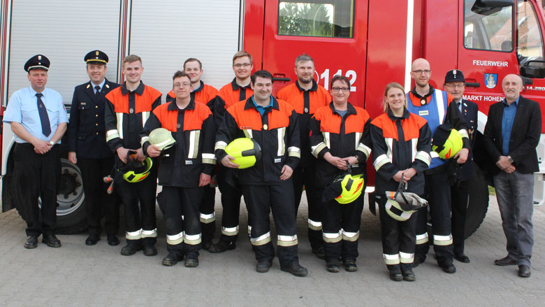 FFW Hohenfels Leistungsabzeichen Löschaufbau