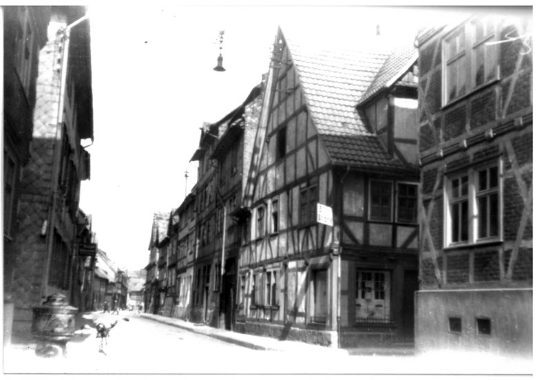 Wallgasse / Ecke Töpfergasse im Jahr 1944