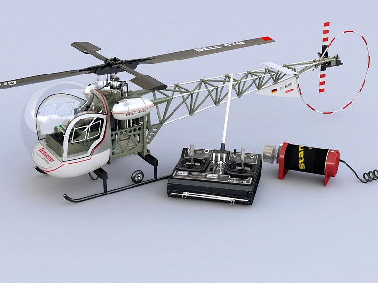 Graupner Bell 47G Oldie lamafliegers seite!