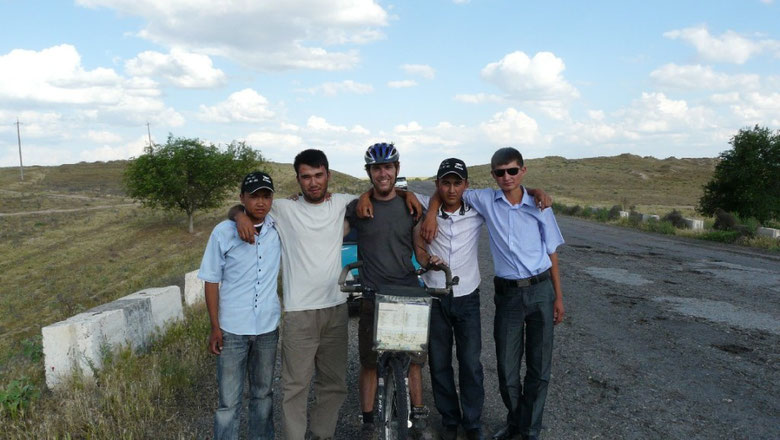 Seance photo dans la campagne ouzbek