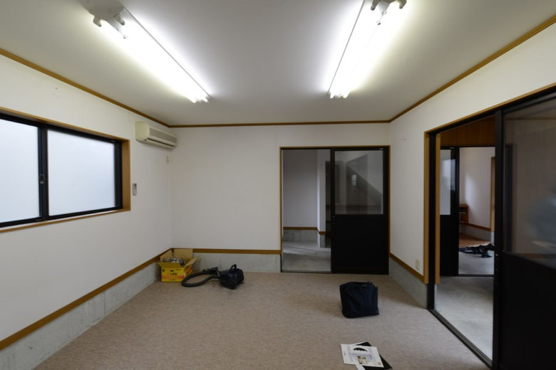 長岡の家Ⅰ 長野県松本市の建築設計事務所 建築家 丸山和男 新潟県長岡市 Oさんの事務所応接室 リノベーション